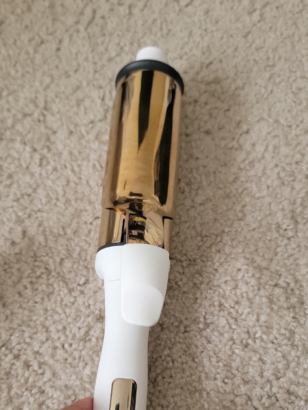 White and Gold Curling Wand Kristin Ess - Picture 5 of 5